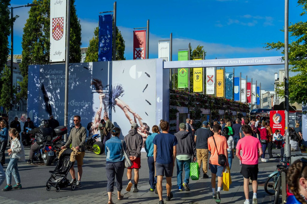 Galway city centre at Arts Festival